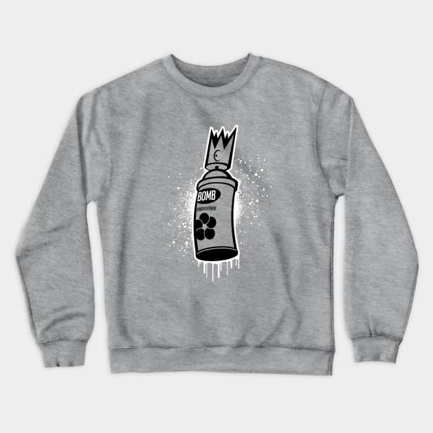 SPRAY CROWN Crewneck Sweatshirt by ROBZILLA